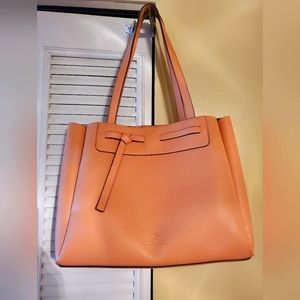 Nanette Lapore peach tote bag, New without tags